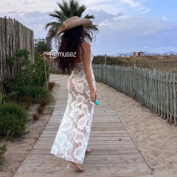 Zara LONG SLIP DRESS - Picture 3 of 17